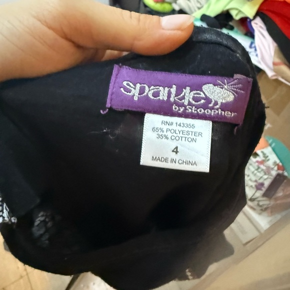 Sparkle by Stoopher Girl’s Studded Heels Tank - Picture 3 of 4